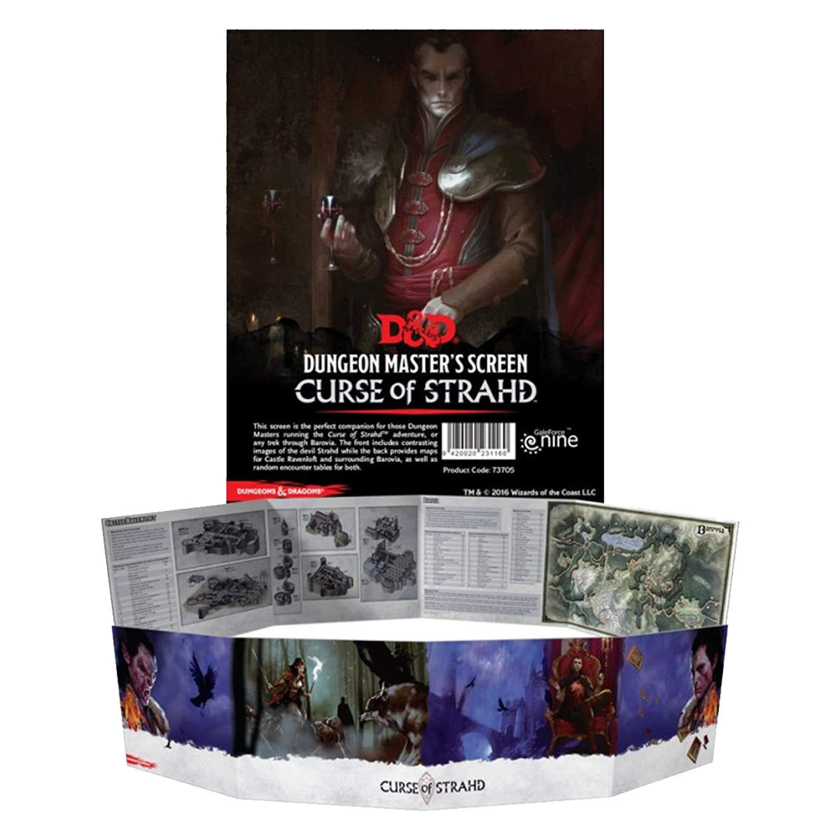 D&D Curse of Strahd DM Screen