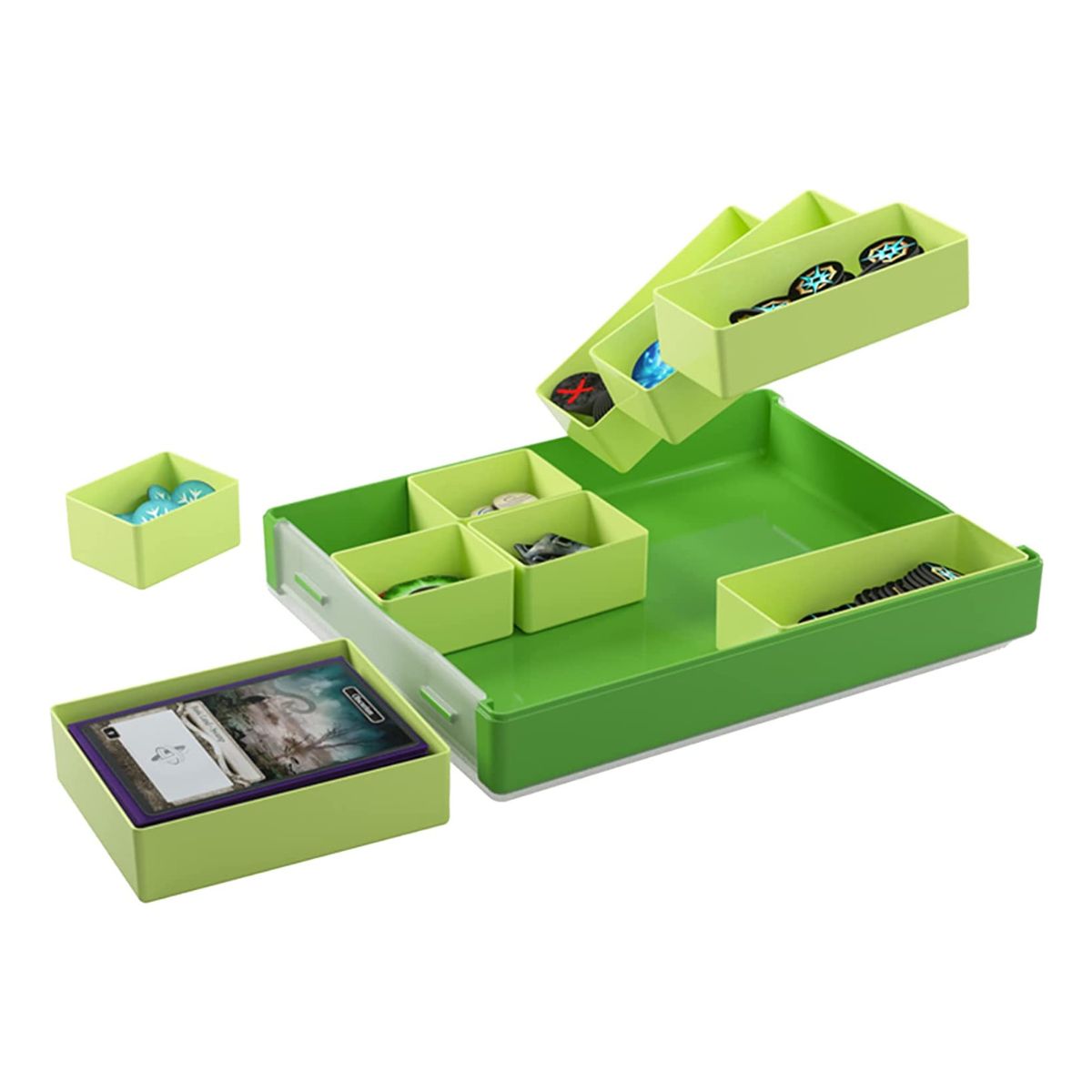 Gamegenic Token Silo Convertible Green Box