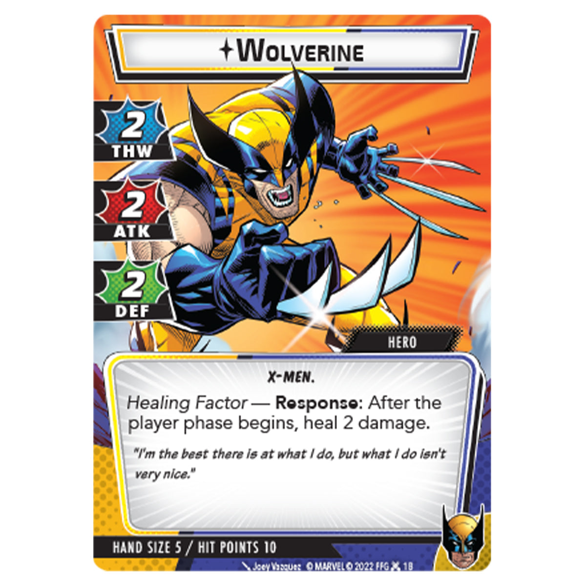 Marvel Champions LCG Wolverine Heroes Pack
