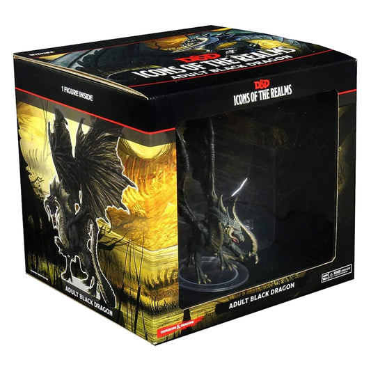 D&D Icons of the Realms Adult Black Dragon Premium Figure