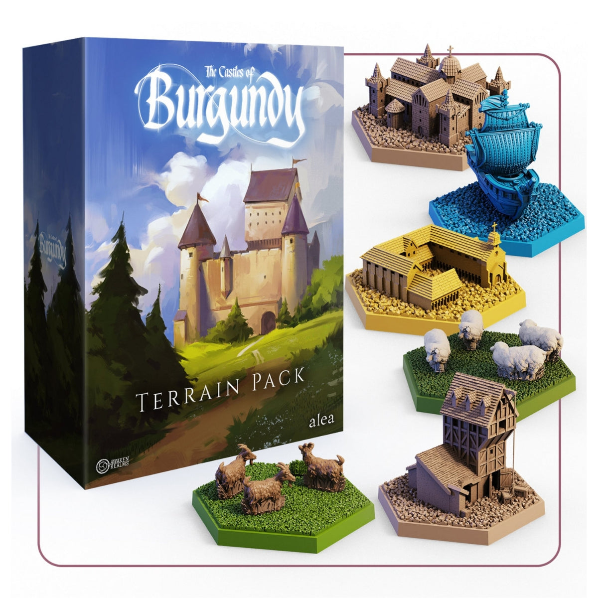 Castles of Burgundy Special Edition 3D Terrain Pack
