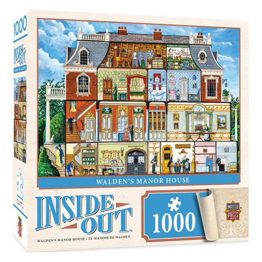 Masterpieces Puzzle Inside Out Walden Manor House Puzzle 1000 pieces