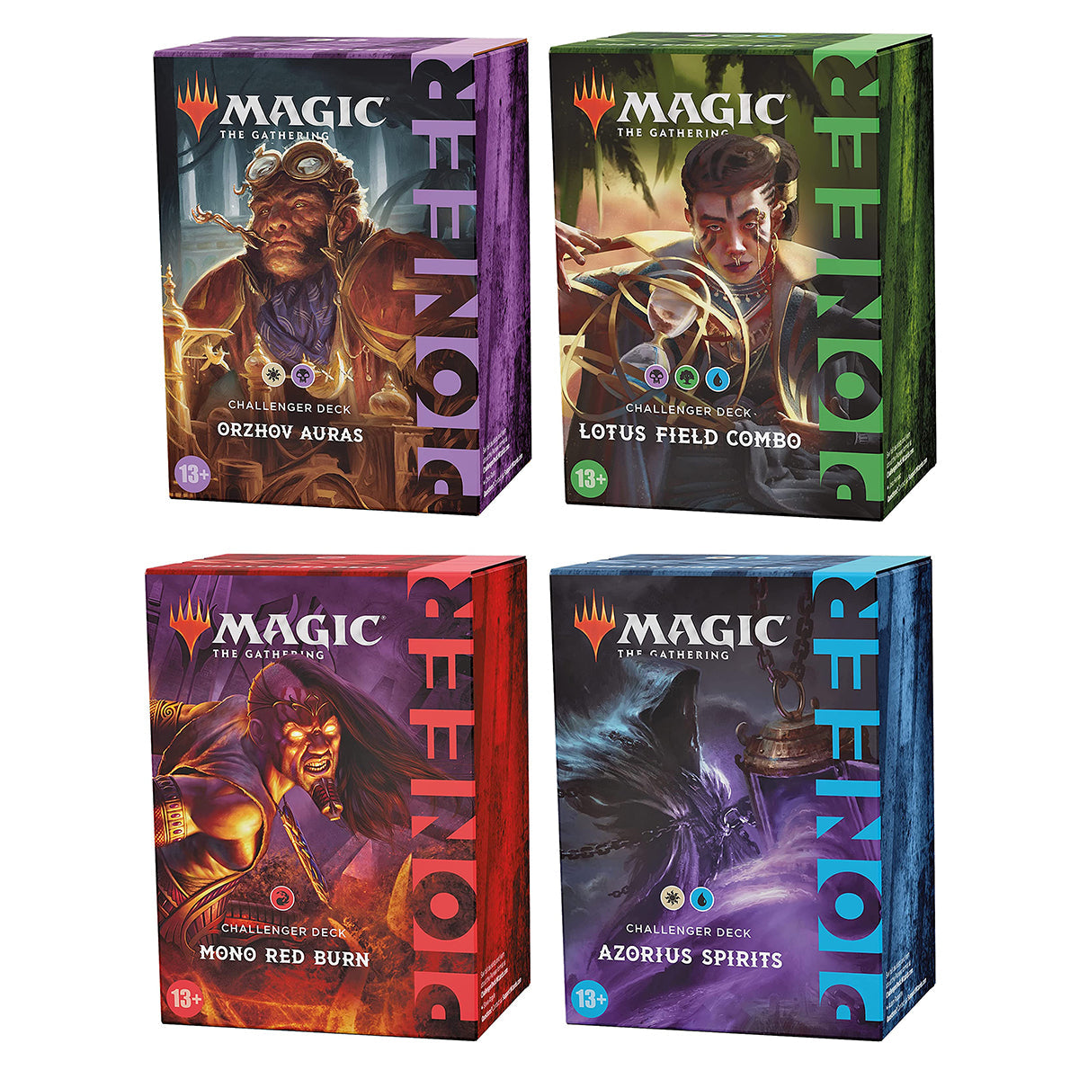 Magic  Pioneer Challenger Decks (Set of 4) MTG