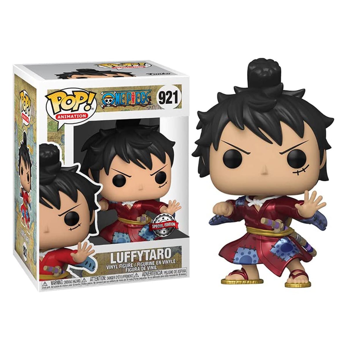 One Piece - Luffytaro in Kimono Metallic Pop! Vinyl