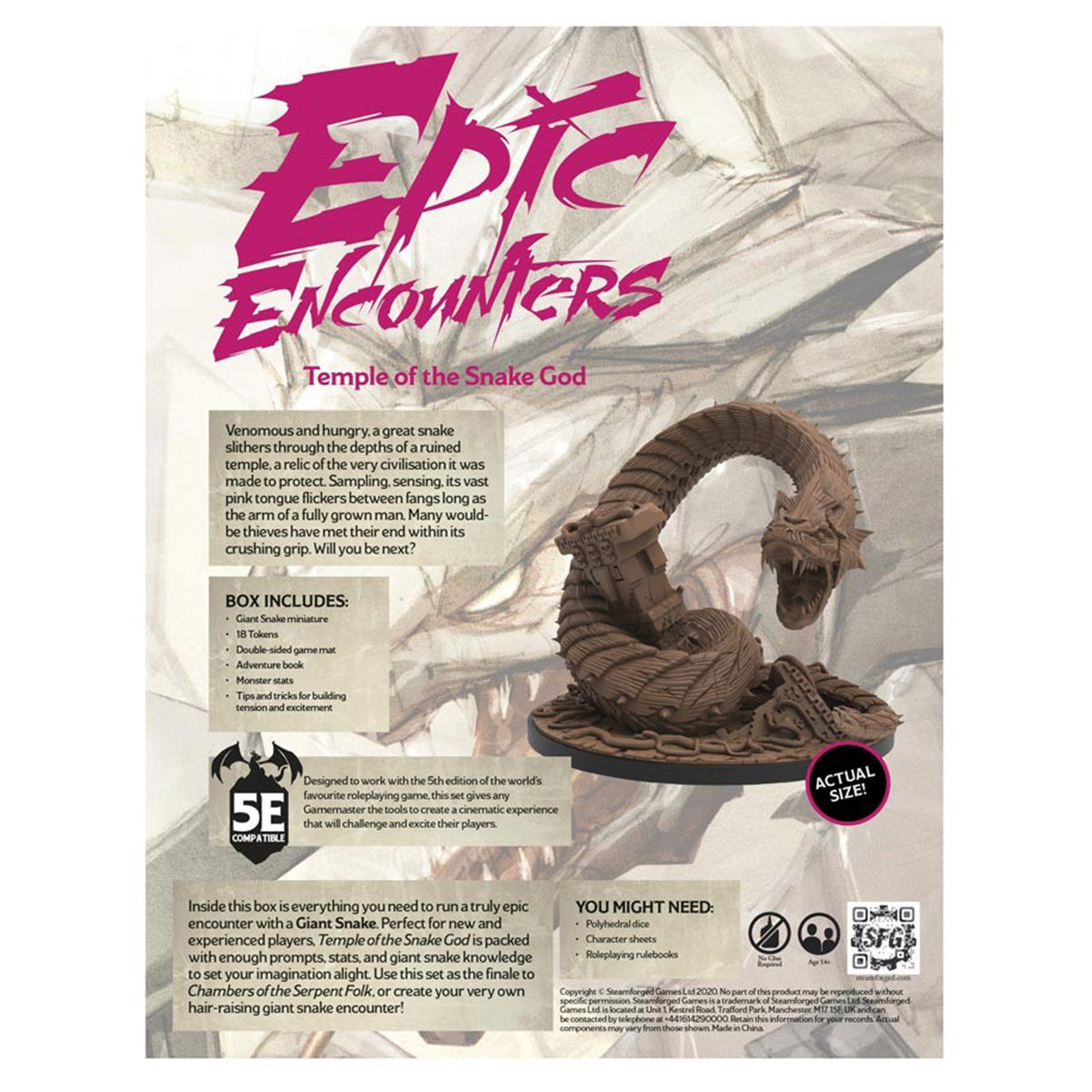 Epic Encounters Temple of the Snake God