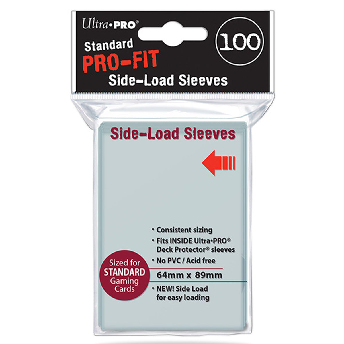 ULTRA PRO PRO-Fit Standard Side Load Deck Protectors 100ct