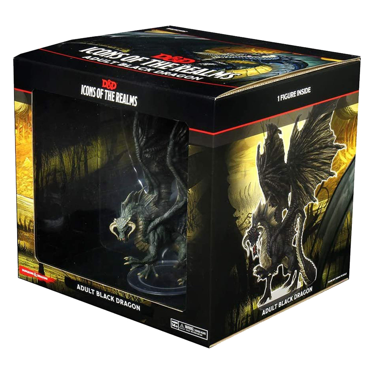 D&D Icons of the Realms Adult Black Dragon Premium Figure