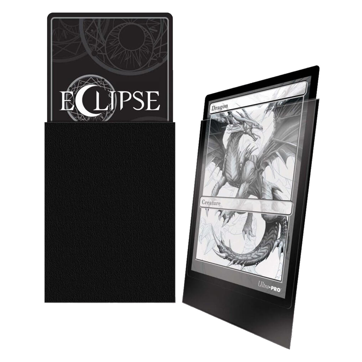 ULTRA PRO Deck Protector Standard Matte 100ct Black ECLIPSE