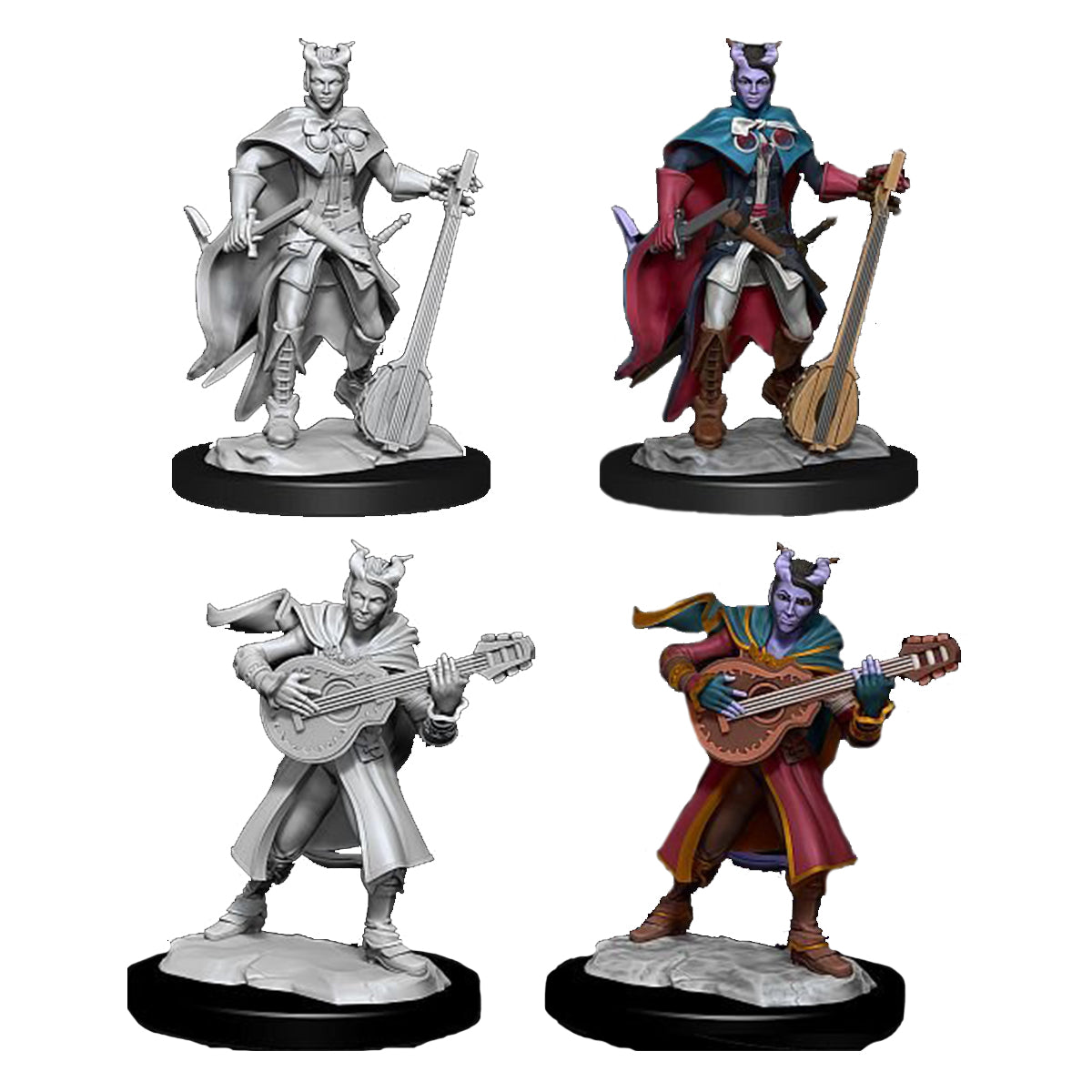 D&D Nolzurs Marvelous Unpainted Miniatures Tiefling Bard Female