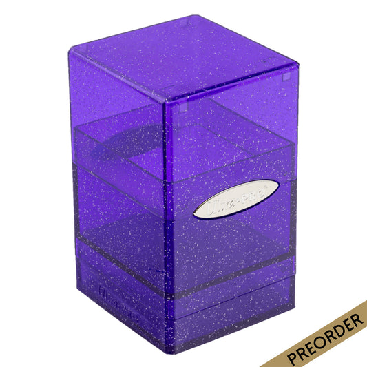 ULTRA PRO Deck Box Satin Tower Glitter - Purple