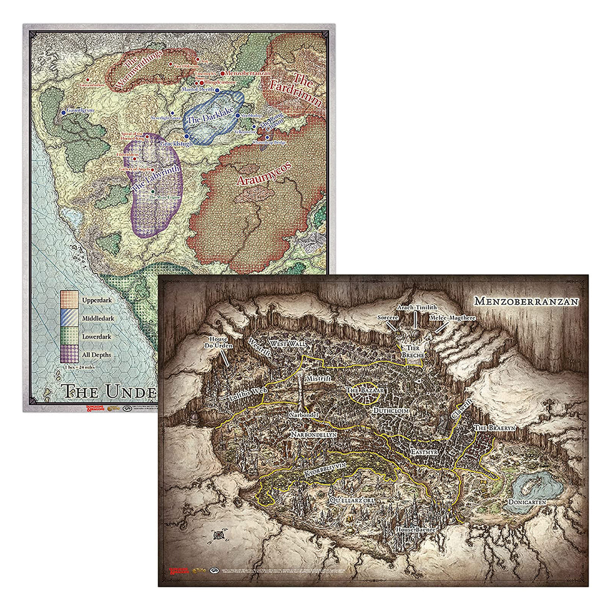 D&D Out of the Abyss Map Set