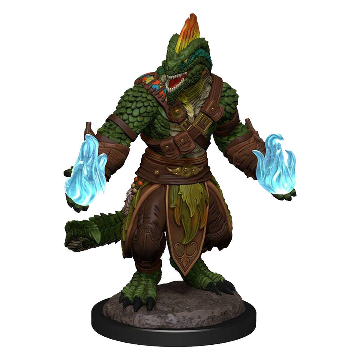 D&D Nolzurs Marvelous Unpainted Miniatures Lizardfolk Barbarian & Lizardfolk Cleric