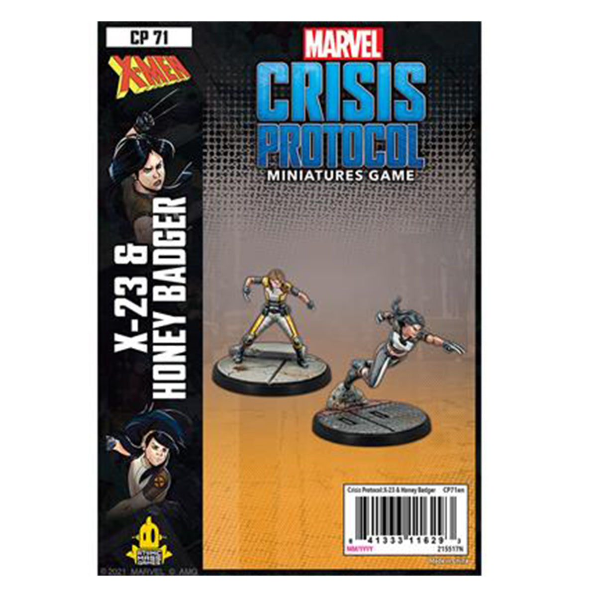 Marvel Crisis Protocol X-23 and Honey Badger