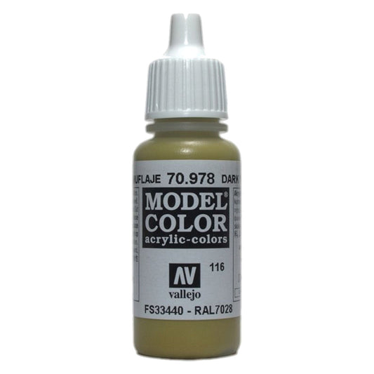 Vallejo Model Colour - Dark Yellow 17 ml