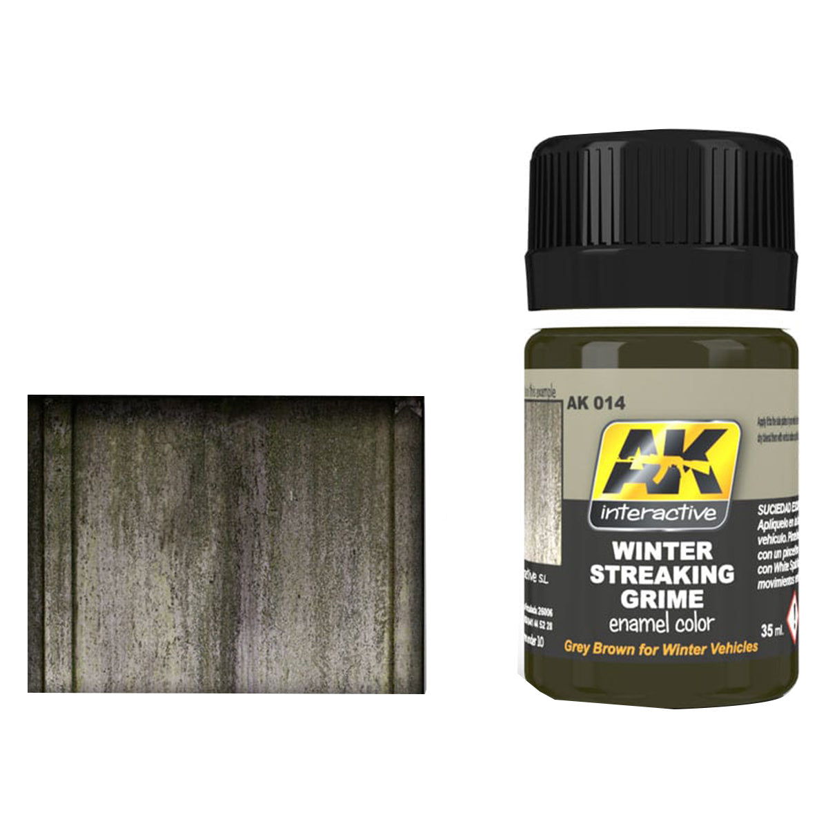 AK Interactive Weathering Products - Streaking Grime for Winter Vehicles