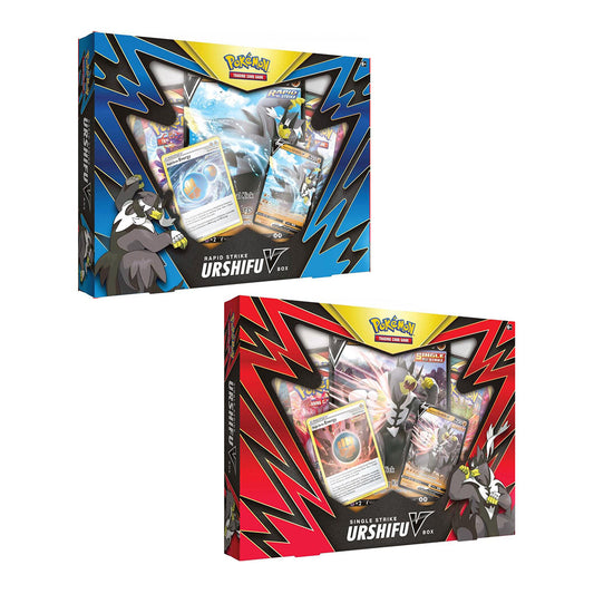 POKEMON Single & Rapid Strike Urshifu V Boxes (Pair)