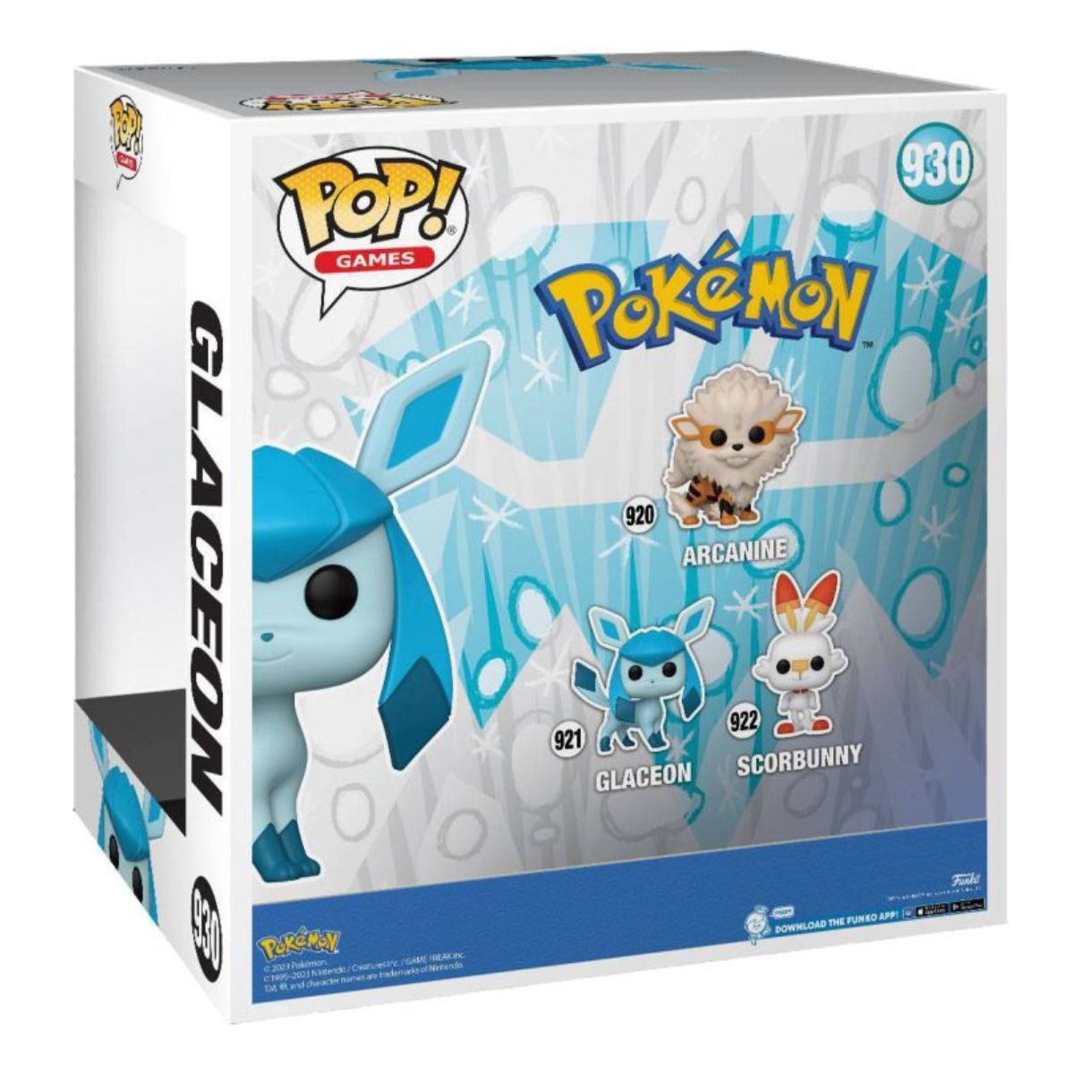 Pokemon - Glaceon 10" Pop! Vinyl