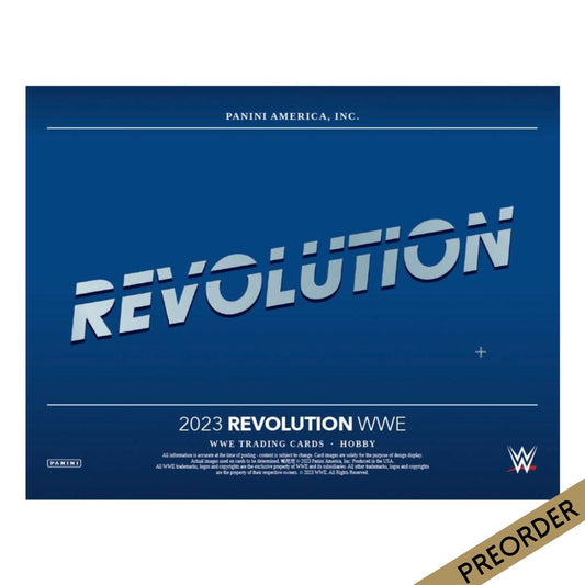 WWE - 2023 Revolution WWE Hobby Trading Cards (Display of 8)