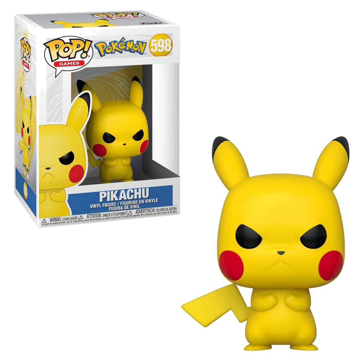 Pokemon Pikachu Grumpy Pop! Vinyl RS