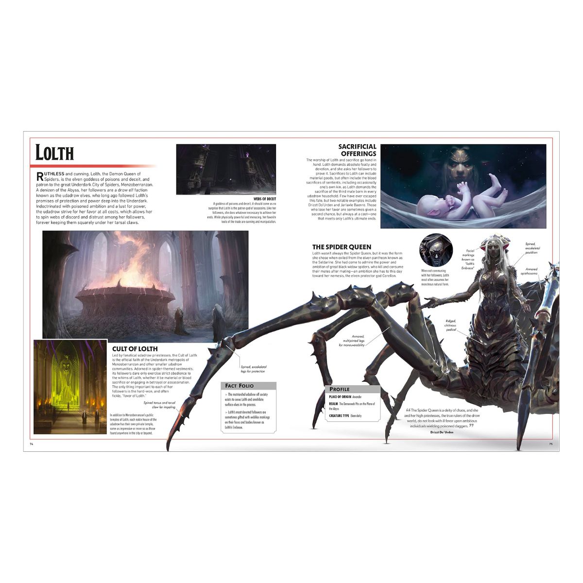 D&D The Legend of Drizzt - Visual Dictionary