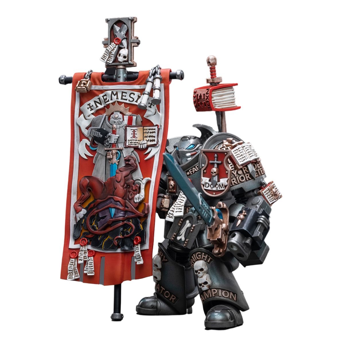 Warhammer Collectibles: 1/18 Scale Grey Knights Terminator Retius Akantar