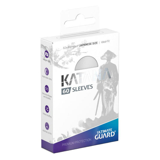 Ultimate Guard Katana Japanese Size Sleeves White 60ct