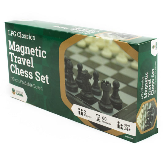 LPG Plastic Magnetic Travel Chess Set - 20 cm Foldable Board