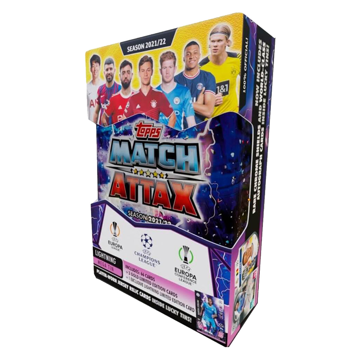UEFA Champions League 2021/2022 Edition Mega Tins (Set of 4) MATCH ATTAX