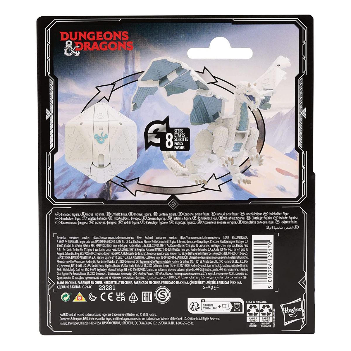 D&D Dicelings: White Dragon