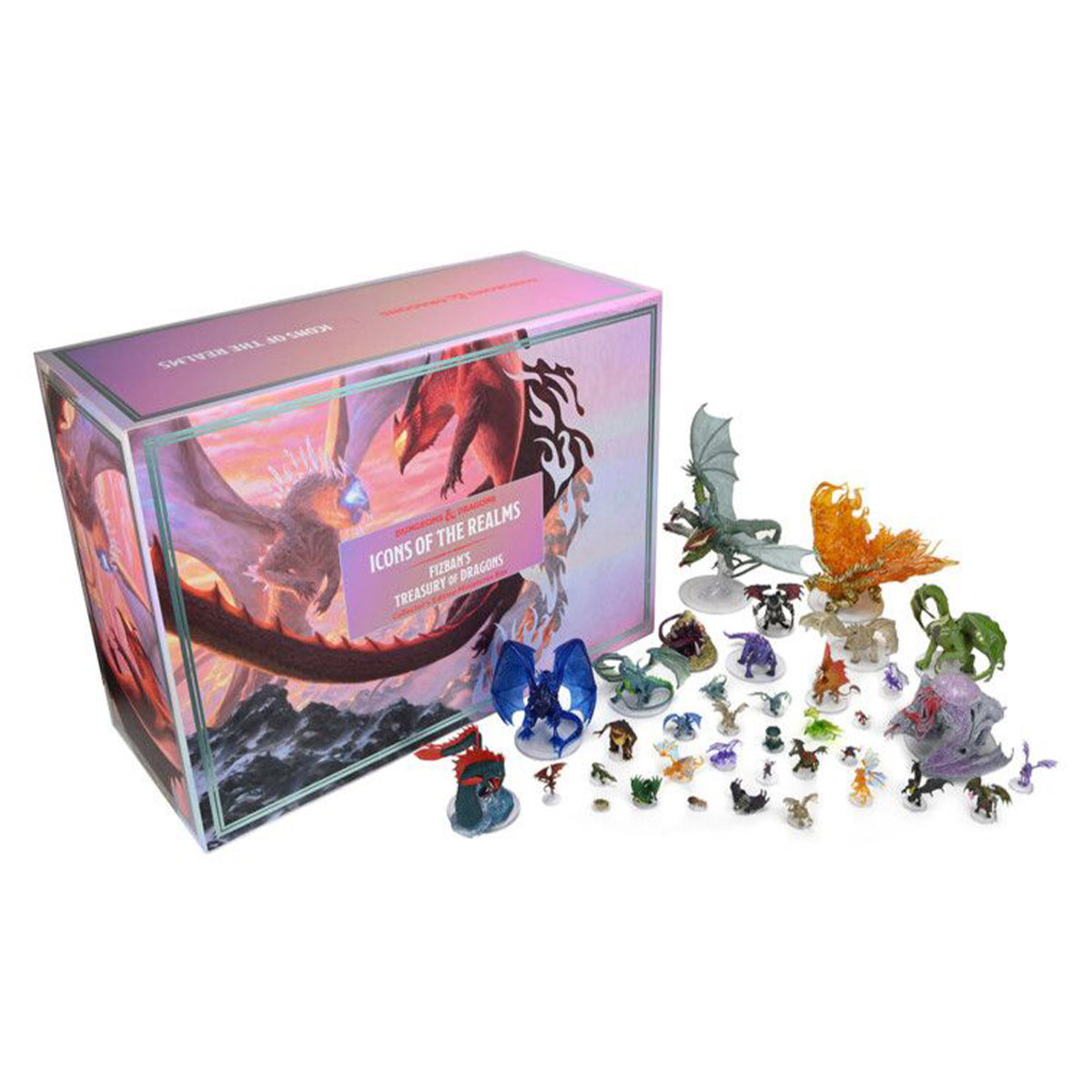 D&D Icons of the Realms Miniatures Fizban's Treasury of Dragons Collector’s Edition Box