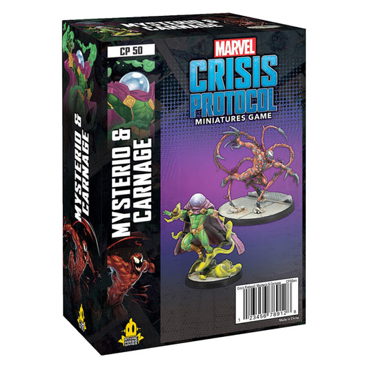 Marvel Crisis Protocol Carnage and Mysterio