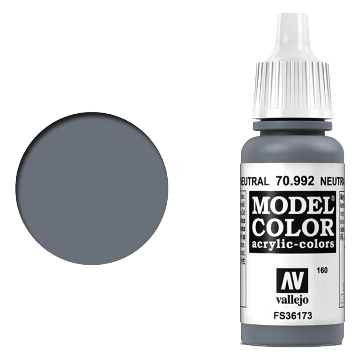 Vallejo Model Colour - Neutral Grey 17 ml