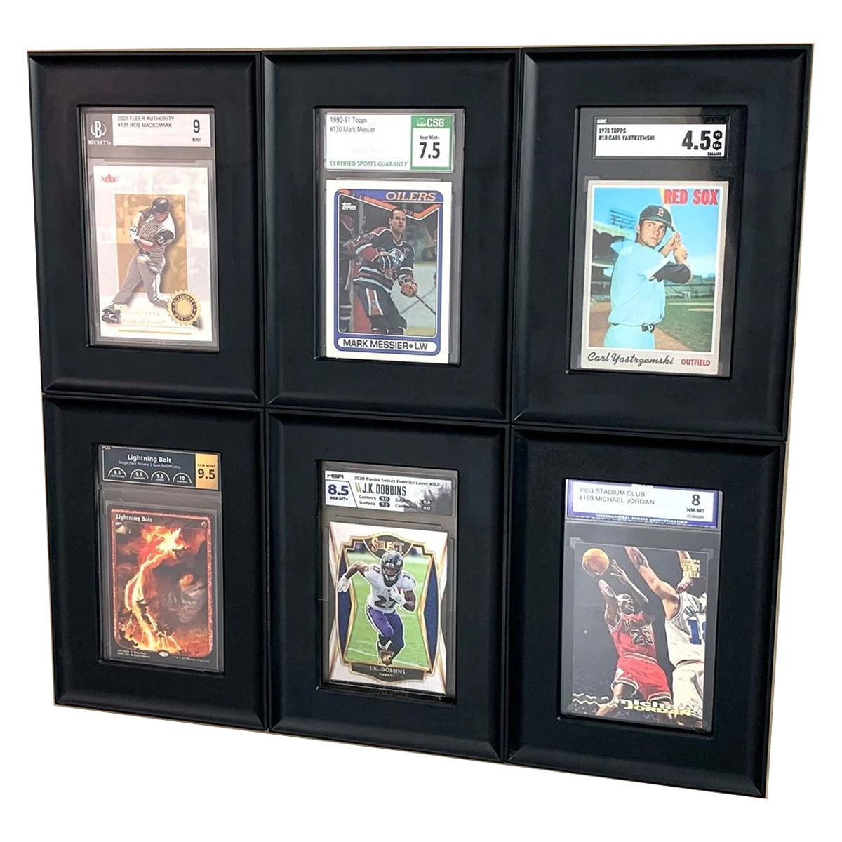 BCW Interlocking Graded Card Frames Black (4 Frames Per Pack)