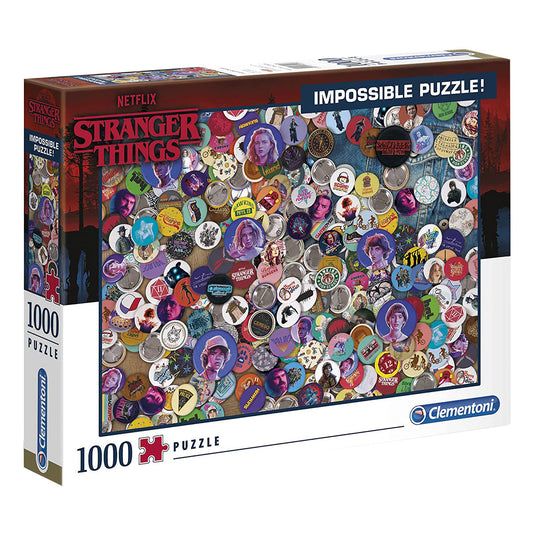 Clementoni Puzzle Netflix Stranger Things Impossible Puzzle 1000 pieces