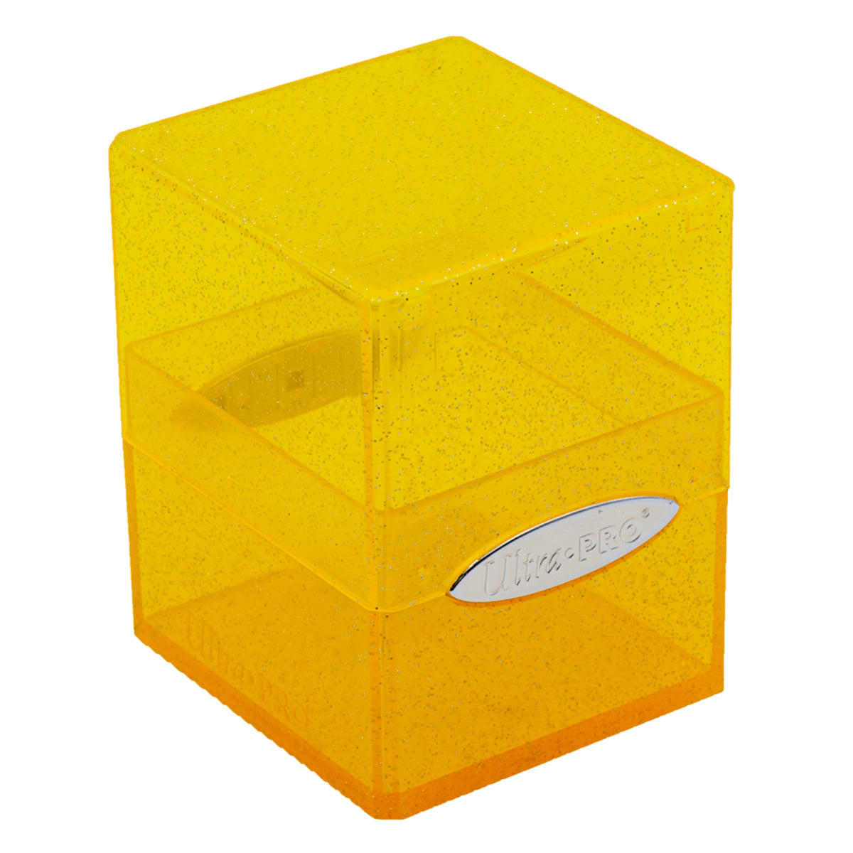 ULTRA PRO Deck Box Satin Cube Glitter - Yellow