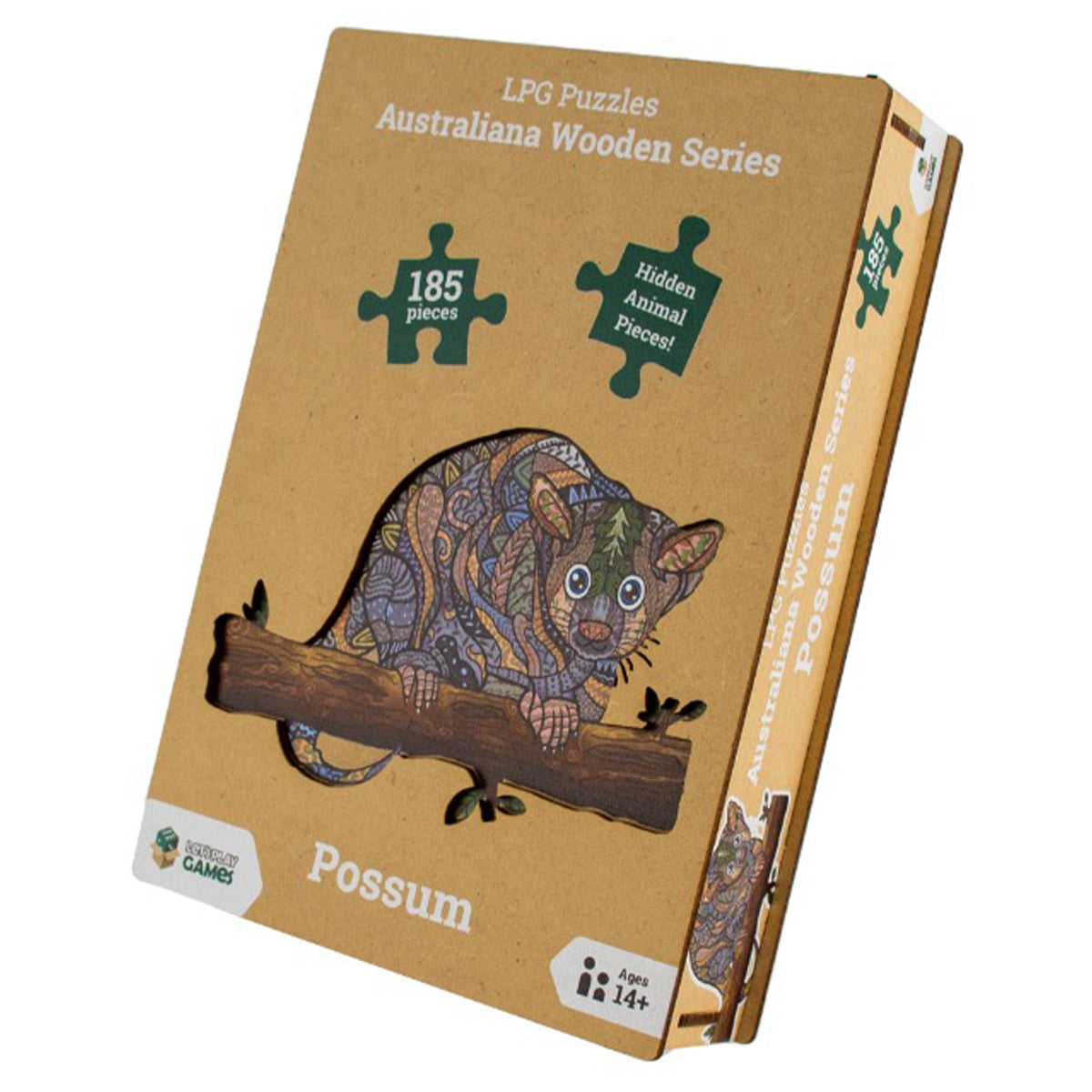 LPG Wooden Puzzle Australiana Series 01 - Possum