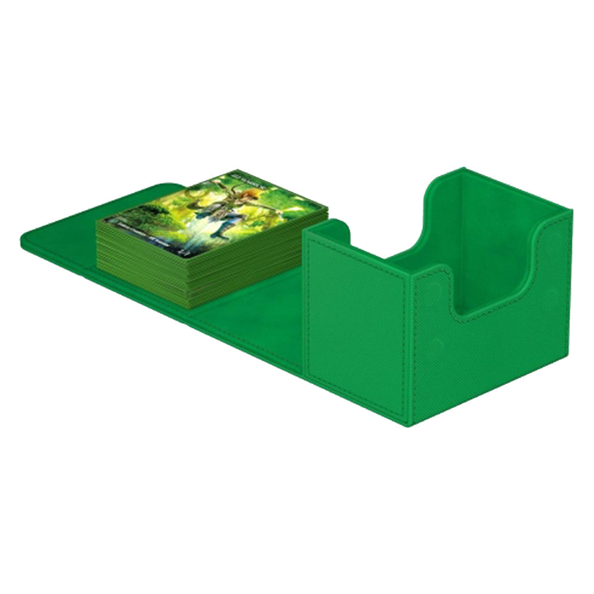 Ultimate Guard Sidewinder 80+ Xenoskin Monocolor Green Deck Box