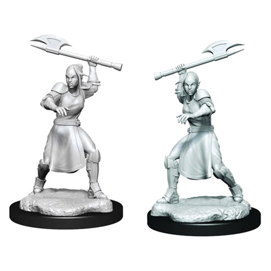 Critical Role Unpainted Miniatures Half Elf Echo Knight and Echo Female 2ct