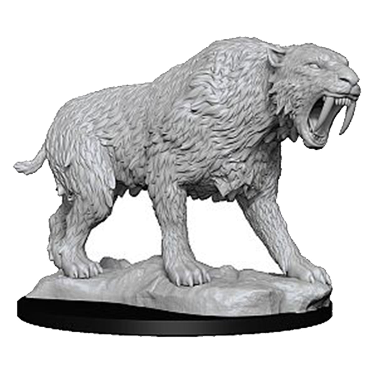 Wizkids Deepcuts Unpainted Miniatures Saber Toothed Tiger