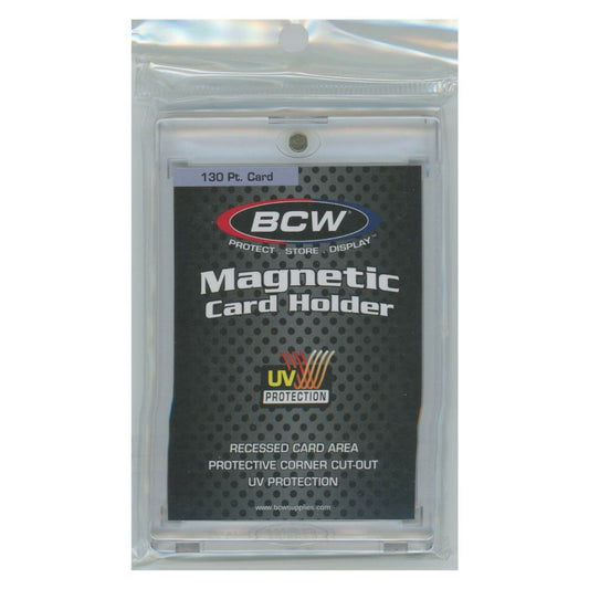 BCW One Touch Magnetic Card Holder 130 Pt Card Standard