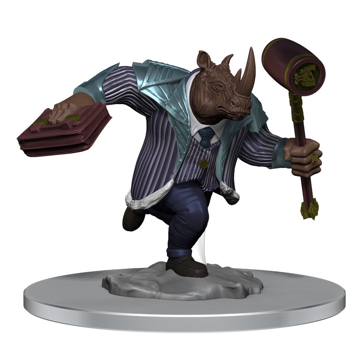 Magic The Gathering Unpainted Miniatures Freelance Muscle and Rhox Pummeler
