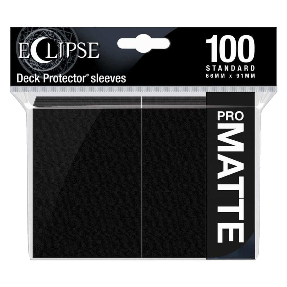 ULTRA PRO Deck Protector Standard Matte 100ct Black ECLIPSE