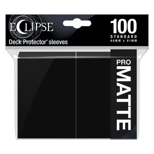 ULTRA PRO Deck Protector Standard Matte 100ct Black ECLIPSE