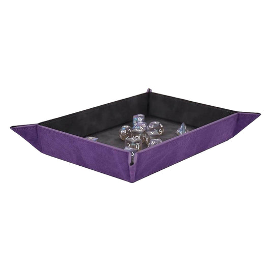 ULTRA PRO Gaming Accessories - Foldable Dice Rolling Trays- Amethyst Suede