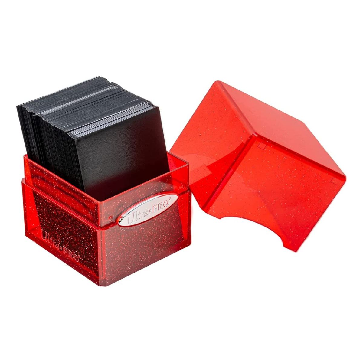 ULTRA PRO Deck Box Satin Tower Glitter - Red