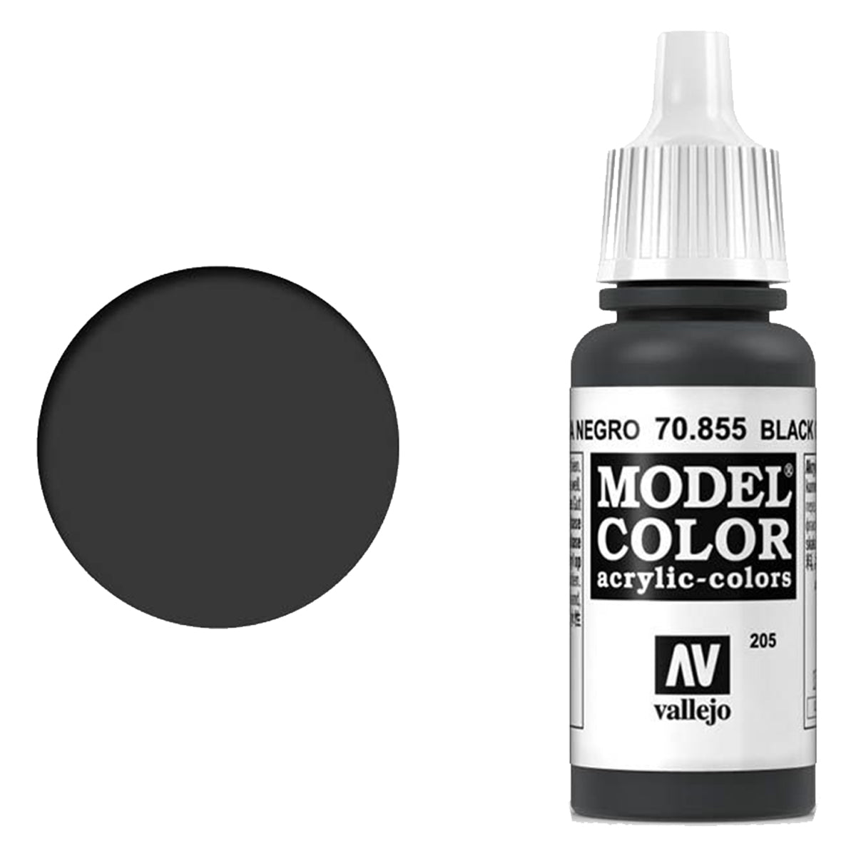 Vallejo Model Colour - Black Glaze 17 ml