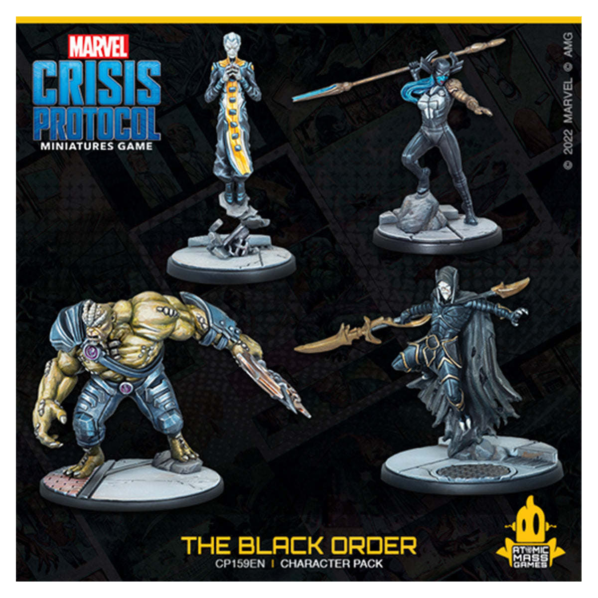 Marvel Crisis Protocol Miniatures Game Black Order Squad Pack