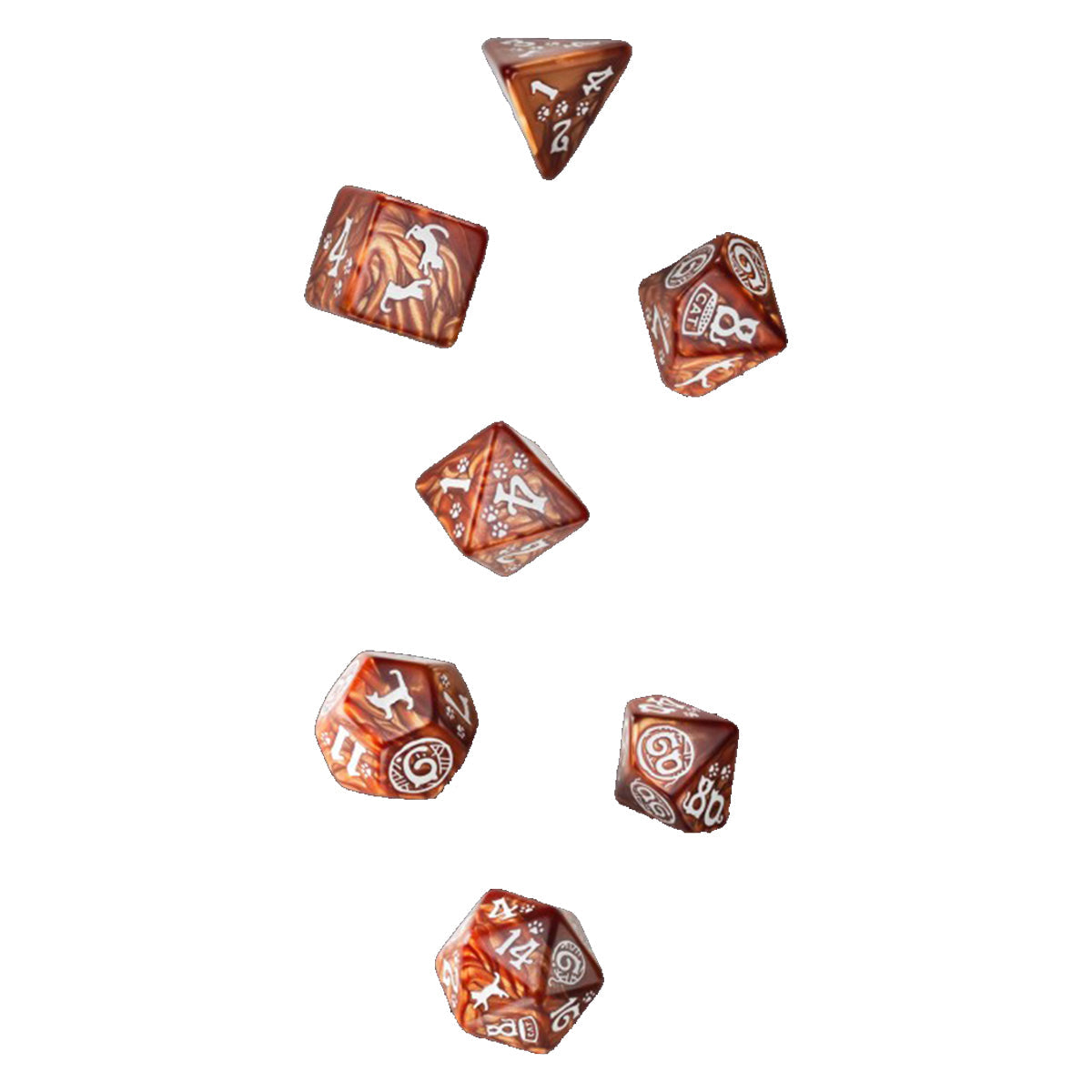 Q Workshop Cats Dice Set - Muffin Dice Set 7