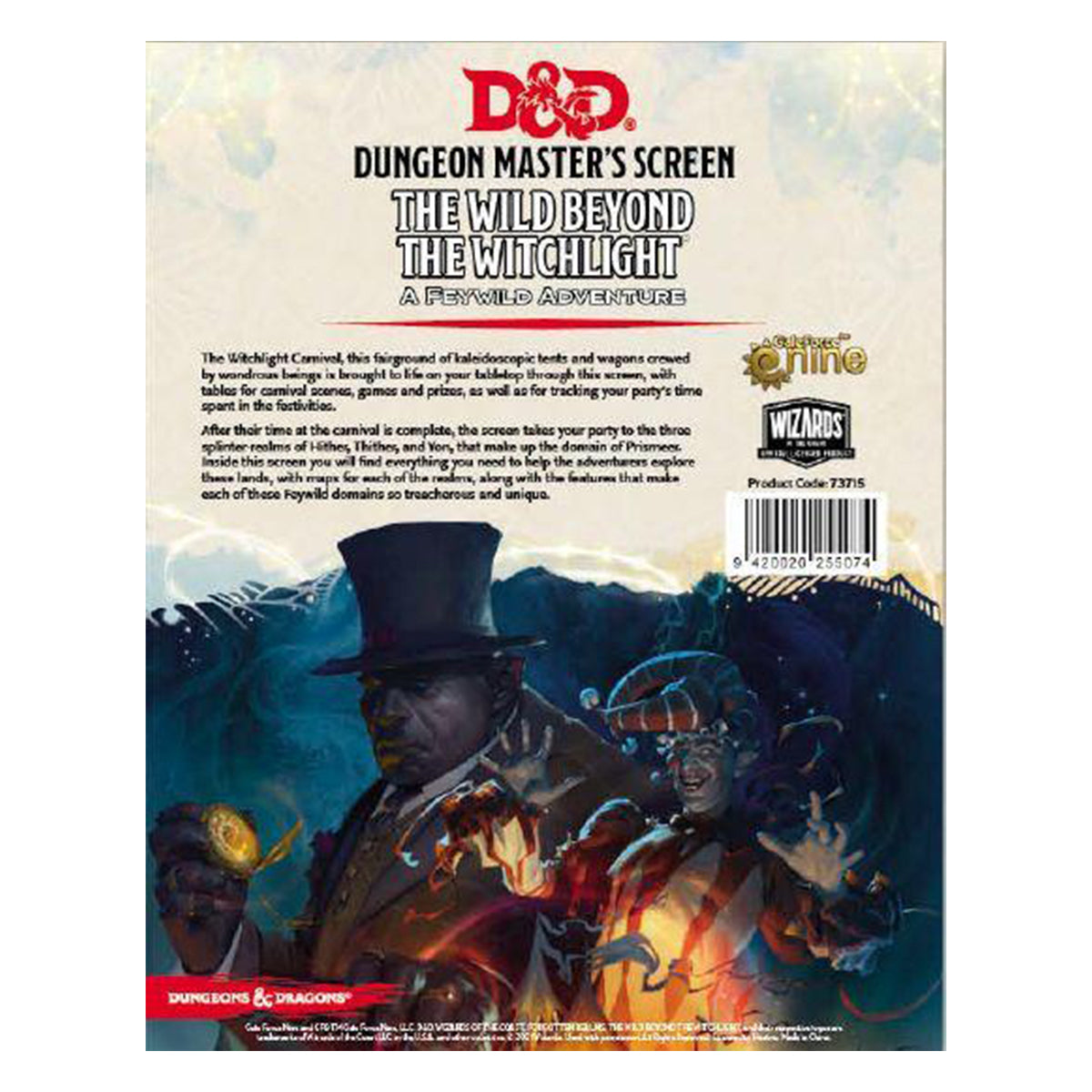 D&D The Wild Beyond The Witchlight DM Screen