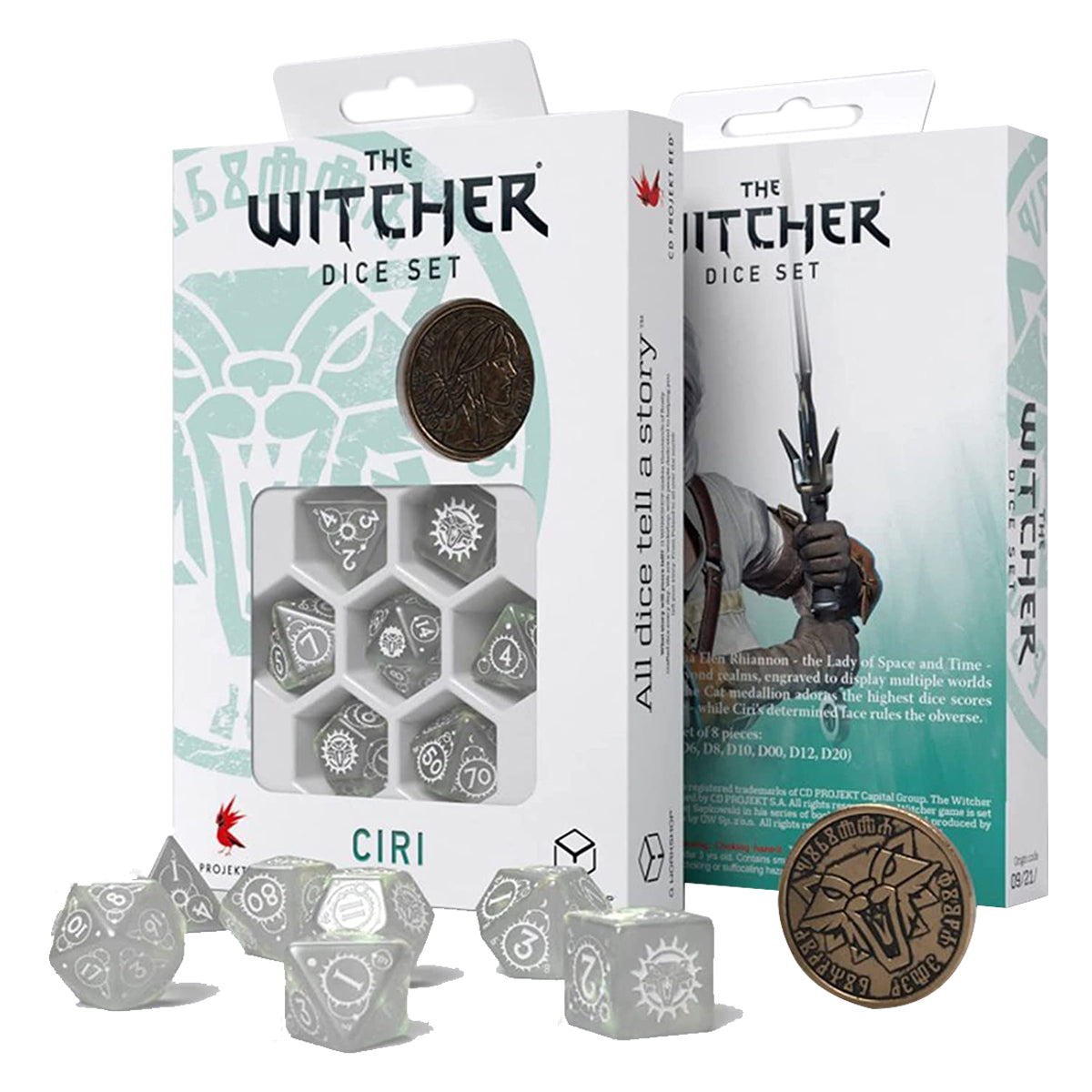 Q Workshop The Witcher Dice Set Ciri - The Lady of Space and Time